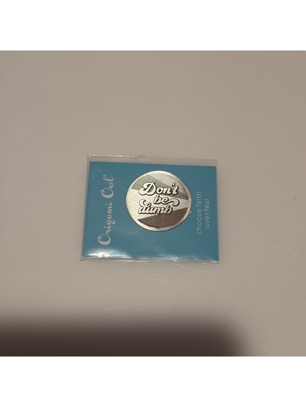 Don't Be Dumb Origami Owl Backplate